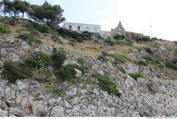 Cliffs Overgrown Rock